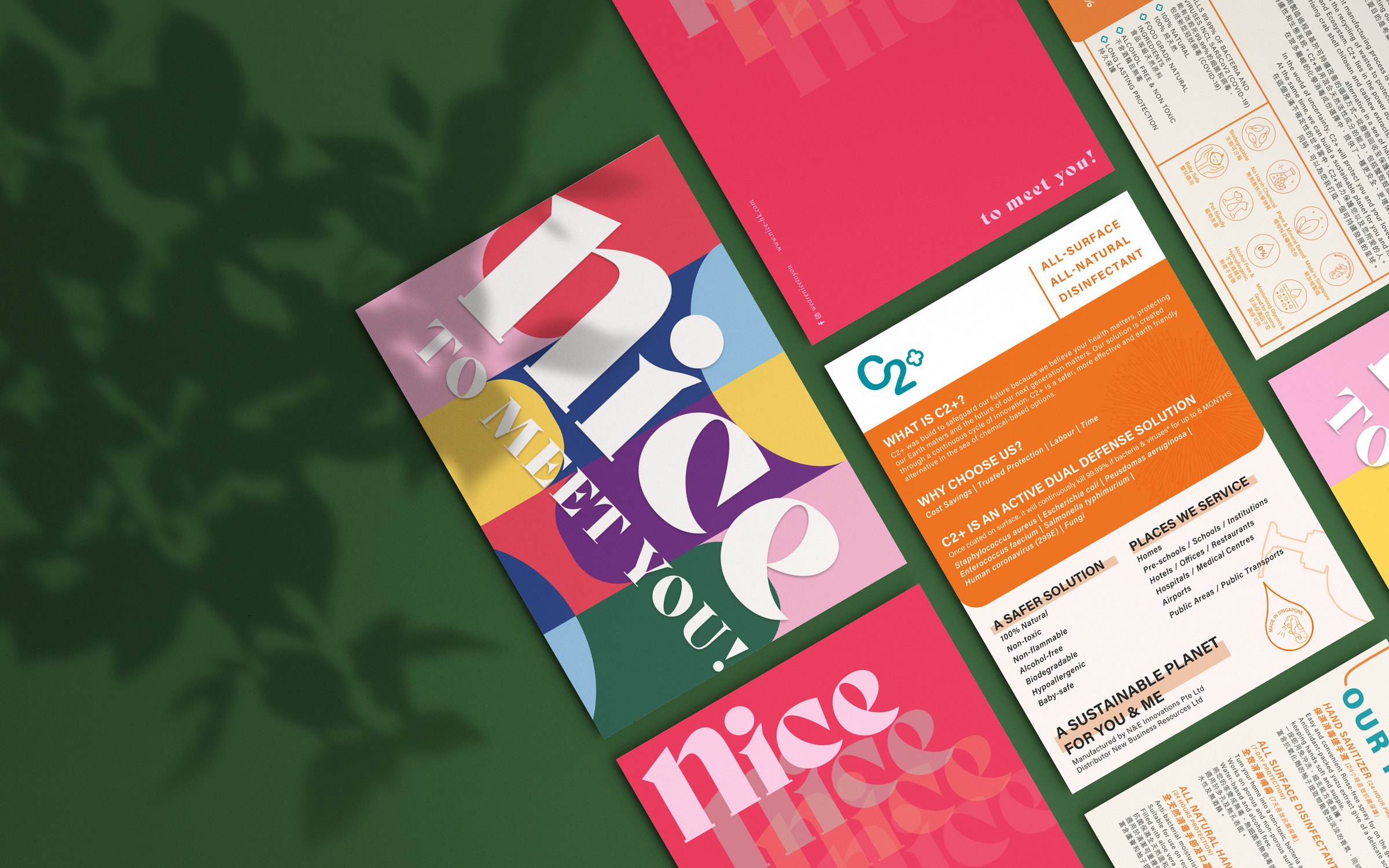 We are nice to you print collateral